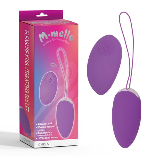 Vibrating Violet Bullet Pleasure Kiss M-Mello Vibrating Violet Bullet Pleasure Kiss M-Mello - UABDSM