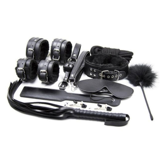 Full Set For Bdsm Games Of 10 Items Black Shades Of Love Full Set For Bdsm Games Of 10 Items Black Shades Of Love - UABDSM