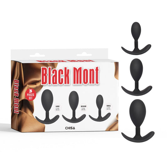 Black Butt Plugs In Different Sizes Anal Trainer Kit Black Butt Plugs In Different Sizes Anal Trainer Kit - UABDSM