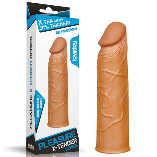 Super Realistic Pleasure X Tender Penis Sleeve - UABDSM