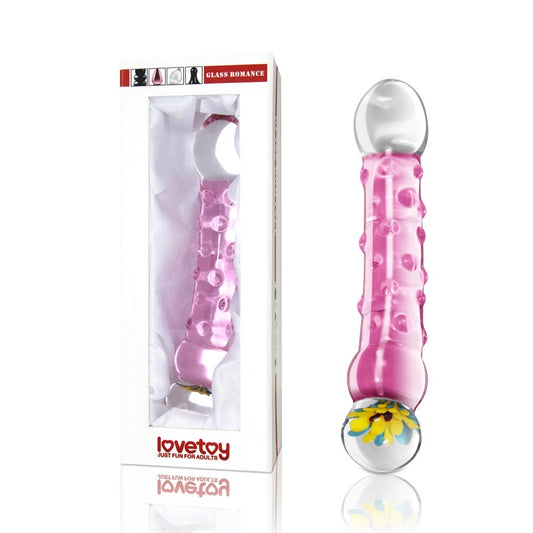 Glass Dildo Pink Glass Romance Glass Dildo Pink Glass Romance - UABDSM