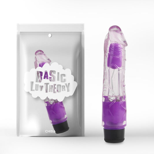 Vibrator Multispeed Transparent Realistic Vibe Purple 8.1 Vibrator Multispeed Transparent Realistic Vibe Purple 8.1 - UABDSM