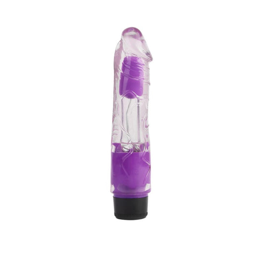 Vibrator Multispeed Transparent Realistic Vibe Purple 8.1 - UABDSM