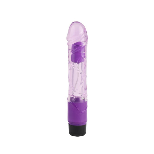 Vibrator Multispeed Transparent Realistic Vibe Purple 9 - UABDSM