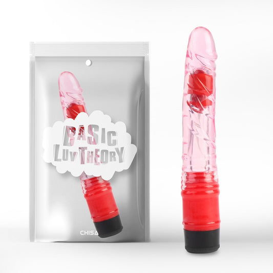 Vibrator Multi-speed Transparent Realistic Vibe Pink 8.8 Vibrator Multi-speed Transparent Realistic Vibe Pink 8.8 - UABDSM
