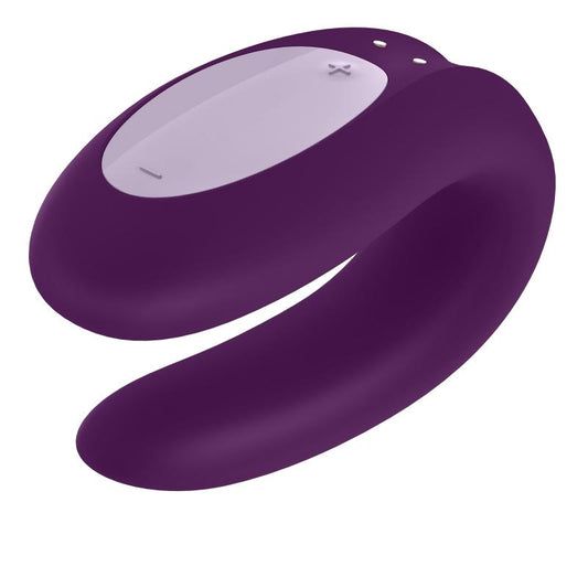 Satisfyer Double Joy Couples Vibrator- Purple - UABDSM