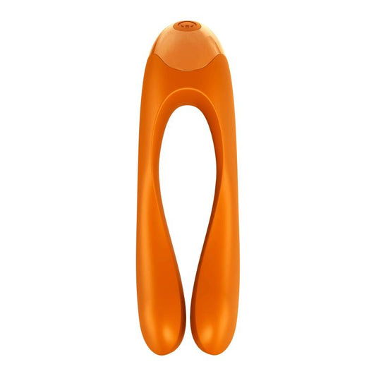 Satisfyer Candy Cane Finger Vibrator - Orange Satisfyer Candy Cane Finger Vibrator - Orange - UABDSM