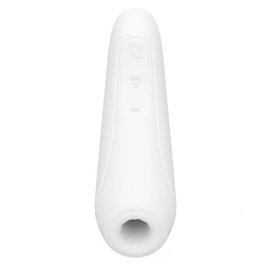 Satisfyer Curvy 1 Sucking Vibrator - White - UABDSM