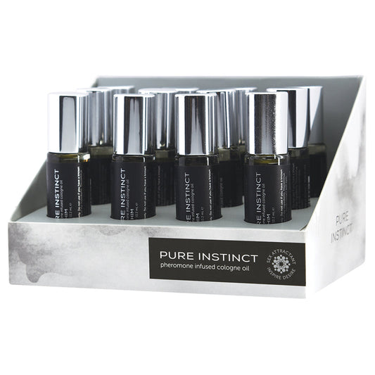 Pure Instinct Pheromone Cologne Oil for Him - 10.2ml 12 Pc Display Set Pure Instinct Pheromone Cologne Oil for Him - 10.2ml 12 Pc Display Set - UABDSM
