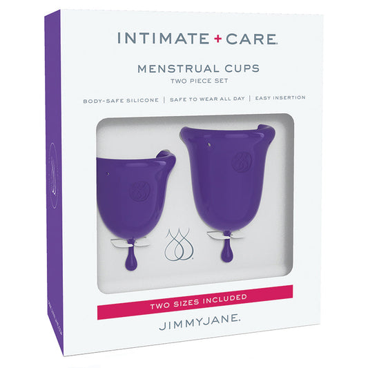 Jimmyjane Intimate Care Menstrual Cups-Purple Jimmyjane Intimate Care Menstrual Cups-Purple - UABDSM