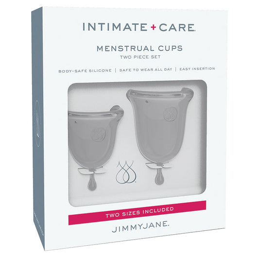 Jimmyjane Intimate Care Menstrual Cups-Clear Jimmyjane Intimate Care Menstrual Cups-Clear - UABDSM