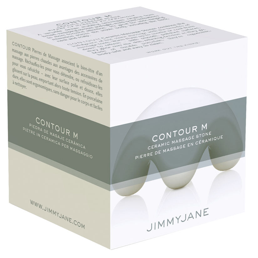 Jimmyjane Contour M Ceramic Massage Stone - UABDSM