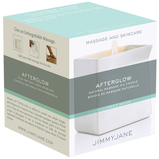 Jimmyjane Afterglow Natural Massage Oil Candle-Cucumber Jimmyjane Afterglow Natural Massage Oil Candle-Cucumber - UABDSM