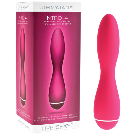 Jimmyjane Live Sexy Intro 4 Slim Smoothie Vibe-Pink 7 Jimmyjane Live Sexy Intro 4 Slim Smoothie Vibe-Pink 7 - UABDSM