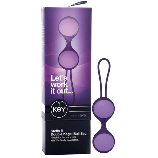 Stella II Double Kegel Ball Set - Lavender Stella II Double Kegel Ball Set - Lavender - UABDSM