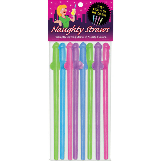 Glow-in-the-Dark Naughty Straws Glow-in-the-Dark Naughty Straws - UABDSM