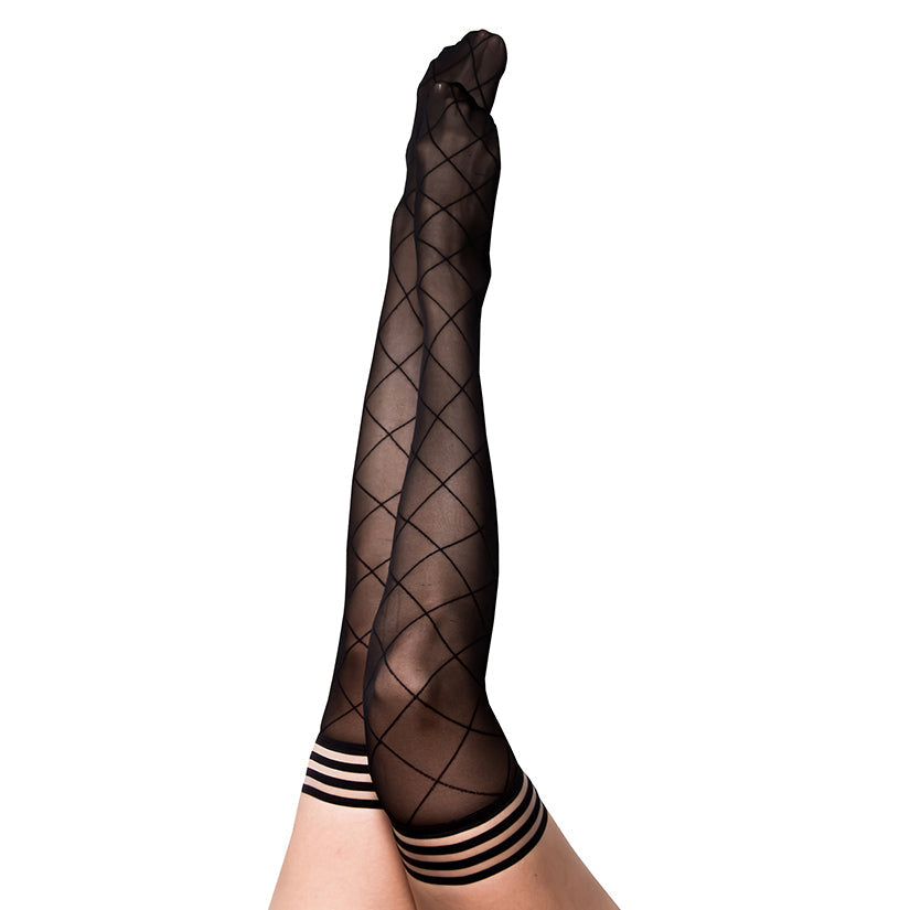 Kixes Anna Sheer Diamond-Black Size A - UABDSM