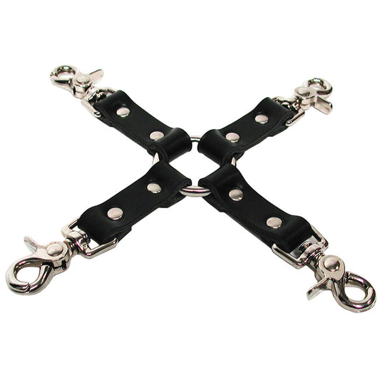 KinkLab Bondage Basics Leather Hog Tie-Black KinkLab Bondage Basics Leather Hog Tie-Black - UABDSM