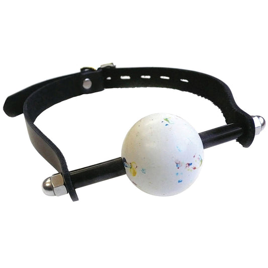 KinkLab Jawbreaker Leather Gag-Black KinkLab Jawbreaker Leather Gag-Black - UABDSM