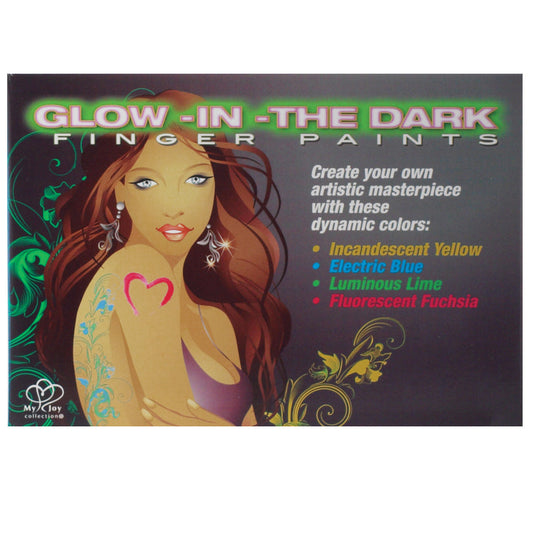 Body Finger Paints-Glow In The Dark Body Finger Paints-Glow In The Dark - UABDSM