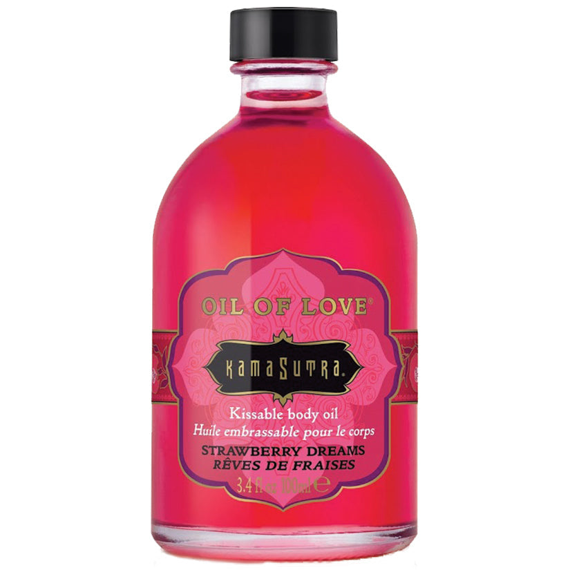 Kama Sutra Oil of Love-Strawberry Dreams 3.4oz - UABDSM
