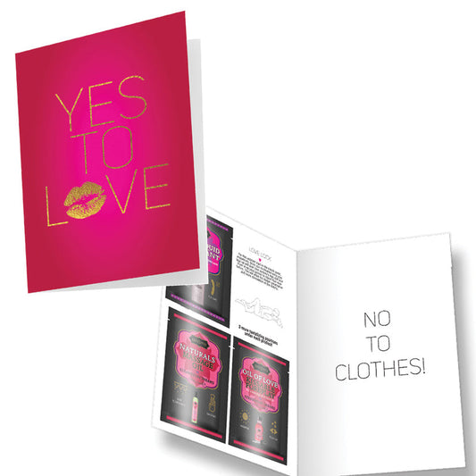 Kama Sutra Naughty Notes Yes To Love Card Kama Sutra Naughty Notes Yes To Love Card - UABDSM