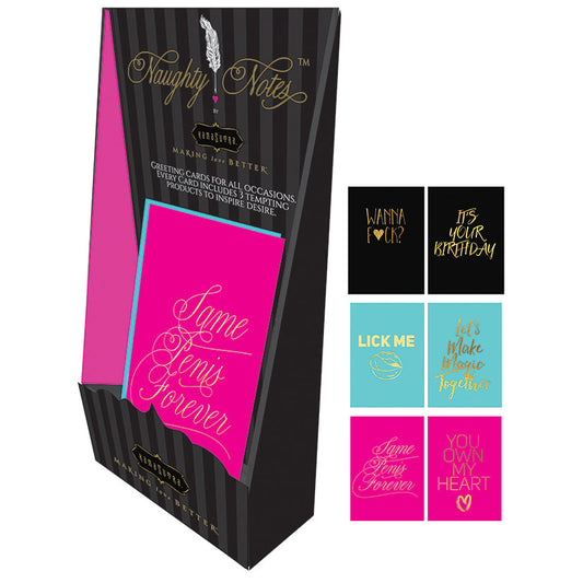 Kama Sutra Naughty Notes Greeting Cards Prepack of 12 Kama Sutra Naughty Notes Greeting Cards Prepack of 12 - UABDSM