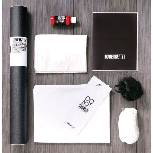Liberator Love Is Art Paint & Canvas Kit-Red Liberator Love Is Art Paint & Canvas Kit-Red - UABDSM