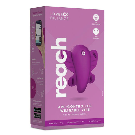 Love Distance Reach App Controlled Wearable Clitoral Vibe - UABDSM