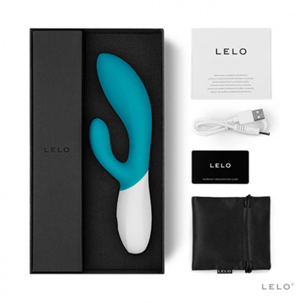Lelo Ina Wave Ocean Blue Vibrator - UABDSM