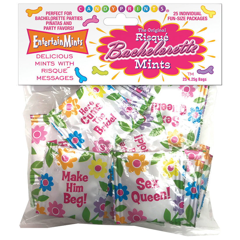 Risque Bacherlorette Mints - 25 Individual Fun Size Packages - UABDSM