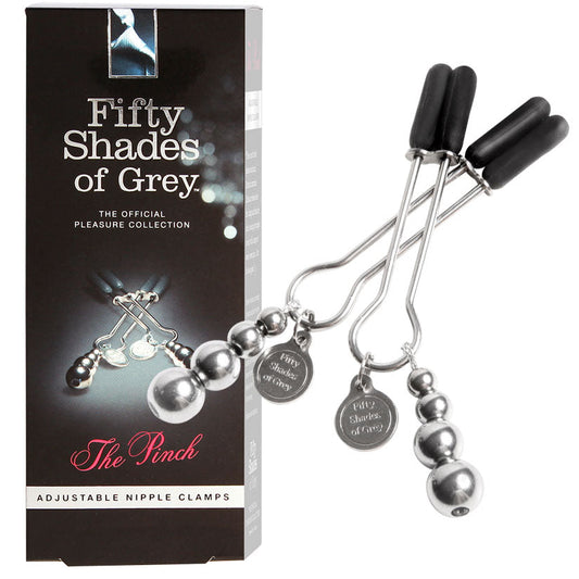 Fifty Shades of Grey the Pinch Adjustable Nipple Clamps Fifty Shades of Grey the Pinch Adjustable Nipple Clamps - UABDSM
