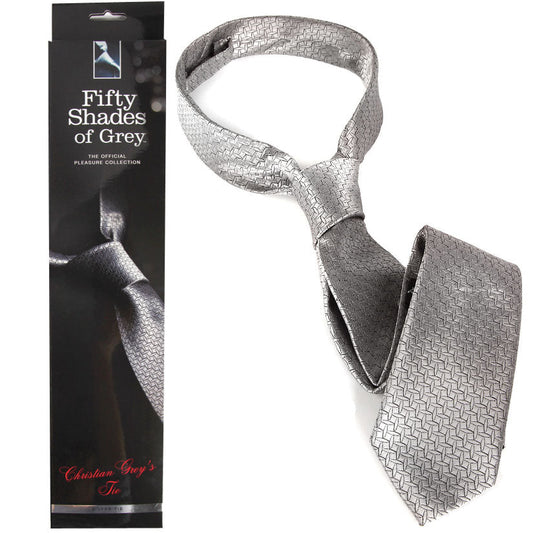 Fifty Shades of Grey Christian Greys Silver Tie Fifty Shades of Grey Christian Greys Silver Tie - UABDSM