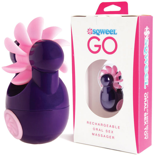 Sqweel Go! Oral Sex Massager-Purple Sqweel Go! Oral Sex Massager-Purple - UABDSM