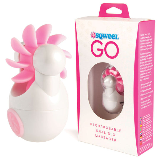 Sqweel Go! Oral Sex Massager-White Sqweel Go! Oral Sex Massager-White - UABDSM