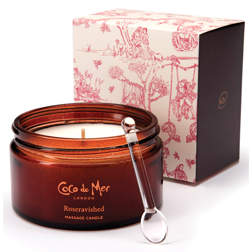Coco de Mer Roseravished Massage Candle - UABDSM