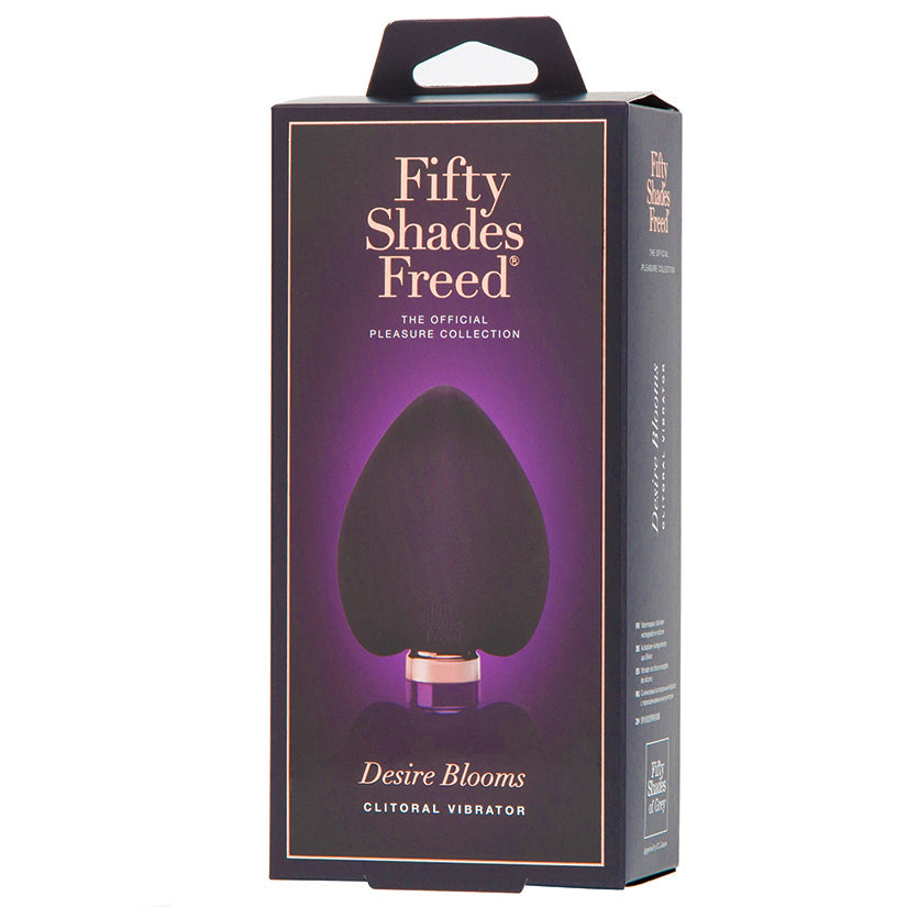 Fifty Shades Freed Desire Blooms Rechargeable Clitoral Vibrator - UABDSM