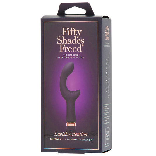 Fifty Shades Freed Lavish Attention Rechargeable Clitoral & G-Spot Vibrator Fifty Shades Freed Lavish Attention Rechargeable Clitoral & G-Spot Vibrator - UABDSM