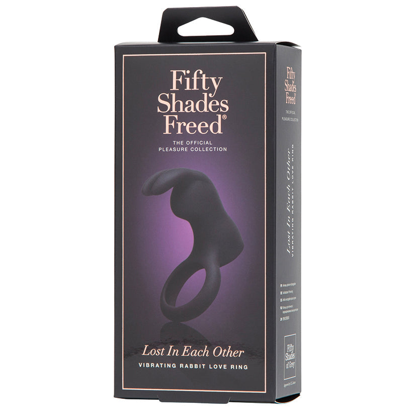 Fifty Shades Freed Lost in Each Other Rechargeable Rabbit Love Ring - UABDSM