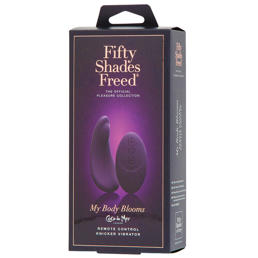 Fifty Shades Freed My Body Blooms Remote Control Knicker - UABDSM