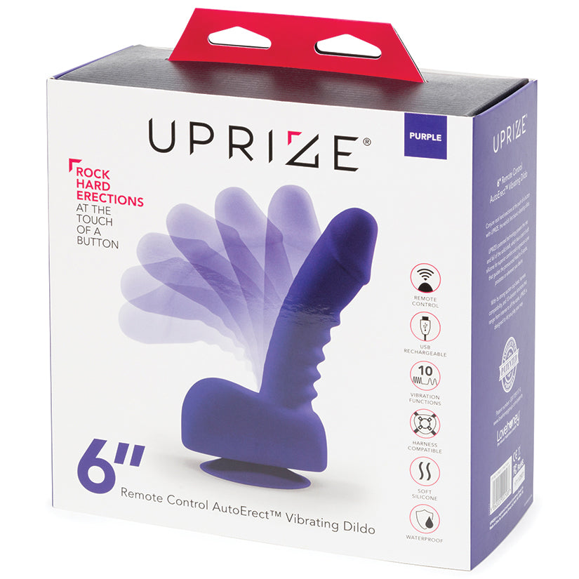 Uprize Remote Control Rising Realistic Dildo-Purple 6 - UABDSM
