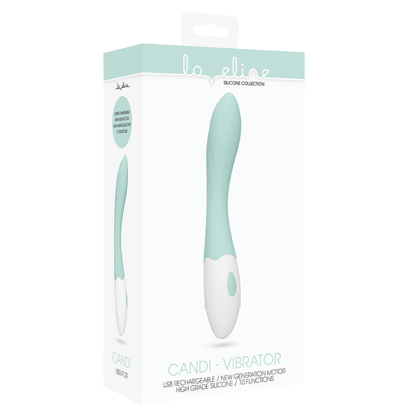 Loveline Rechargeable Candi Vibe-Green 7.75 - UABDSM