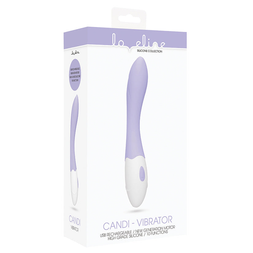 Loveline Rechargeable Candi Vibe-Purple 7.75 - UABDSM