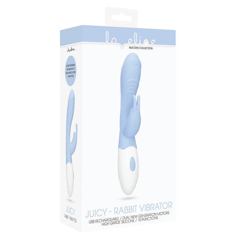 Loveline Juicy Rabbit Vibe-Blue 7.5 - UABDSM