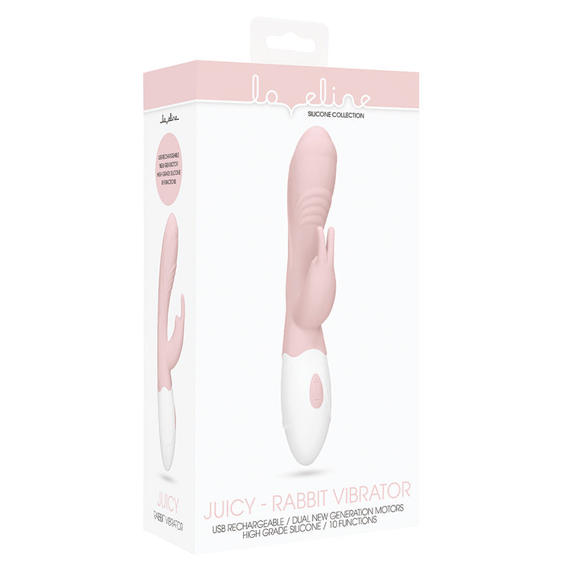 Loveline Juicy Rabbit Vibe-Pink 7.5 - UABDSM