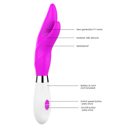 Luminous Athos Ultra Soft Clit Stim Vibe Fuchsia - UABDSM