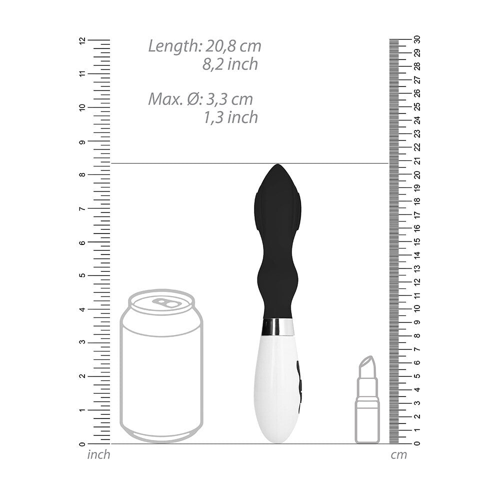 Astraea Rechargeable Vibrator Black - UABDSM