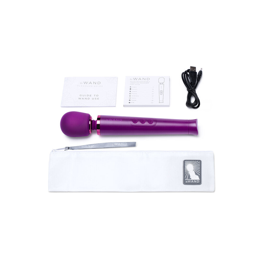 Le Wand Petite Rechargeable Vibrating Massager Dark Cherry - UABDSM