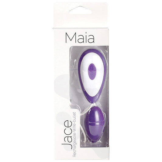 Maia Jace Rechargeable Wired Egg-Purple Maia Jace Rechargeable Wired Egg-Purple - UABDSM