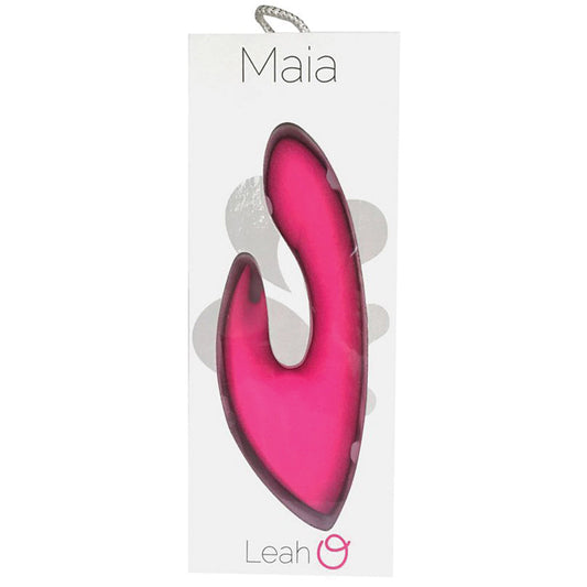 Maia Leah Rechargeable Dual Rabbit-Neon Pink 8 Maia Leah Rechargeable Dual Rabbit-Neon Pink 8 - UABDSM